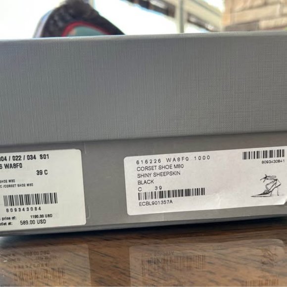 Balenciaga Corset Shoes - Black - Picture 10 of 11